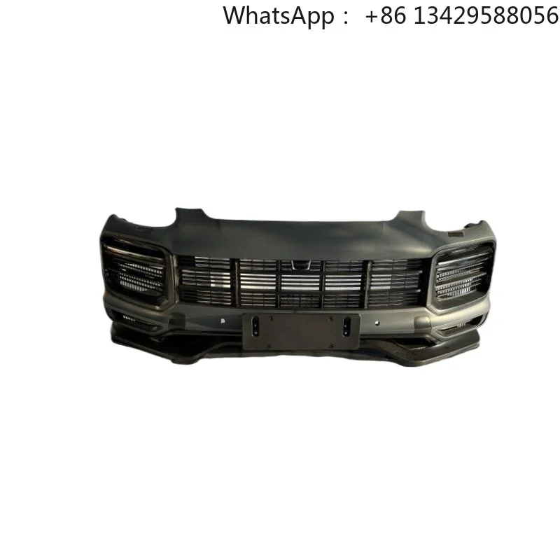 

Hot Sell Bumper for Porsche 958 Modified 9Y0 Turbo Upgrade Front Bumper Assembly Radiator Plate Large Grille Wind Net 2011-2014