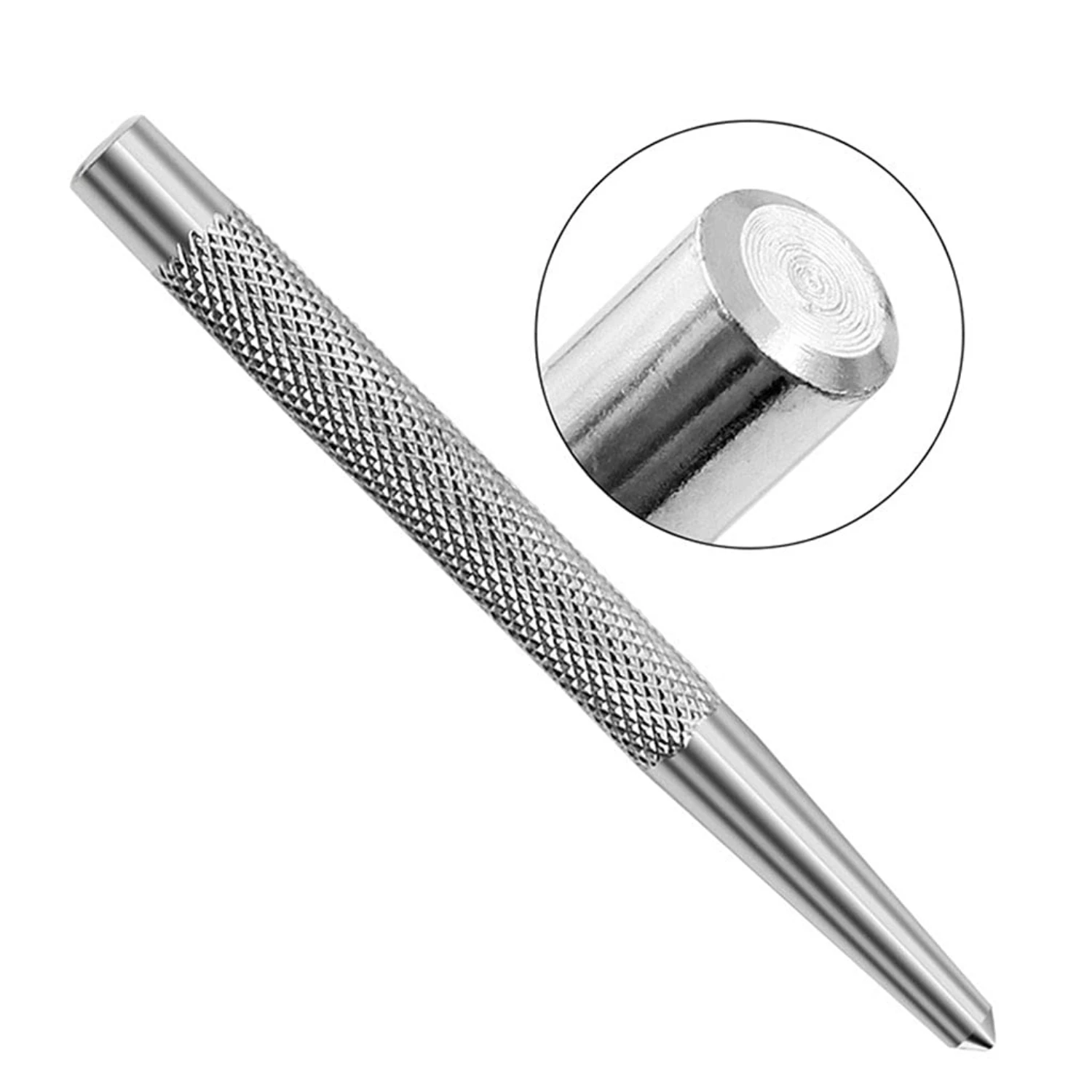 Heavy-duty, rugged and durable automatic center with tough knurled hardness for precise metal work. Boasts a spring-loaded desig