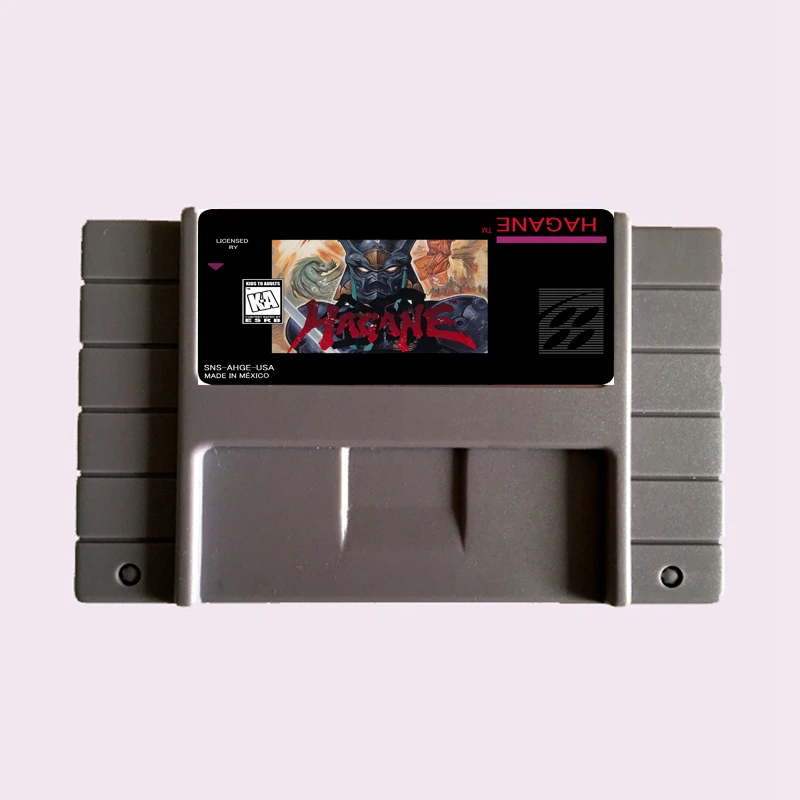 High Quality 16 Bit Hagane NTSC Big Gray Game Card For USA Version Game Player