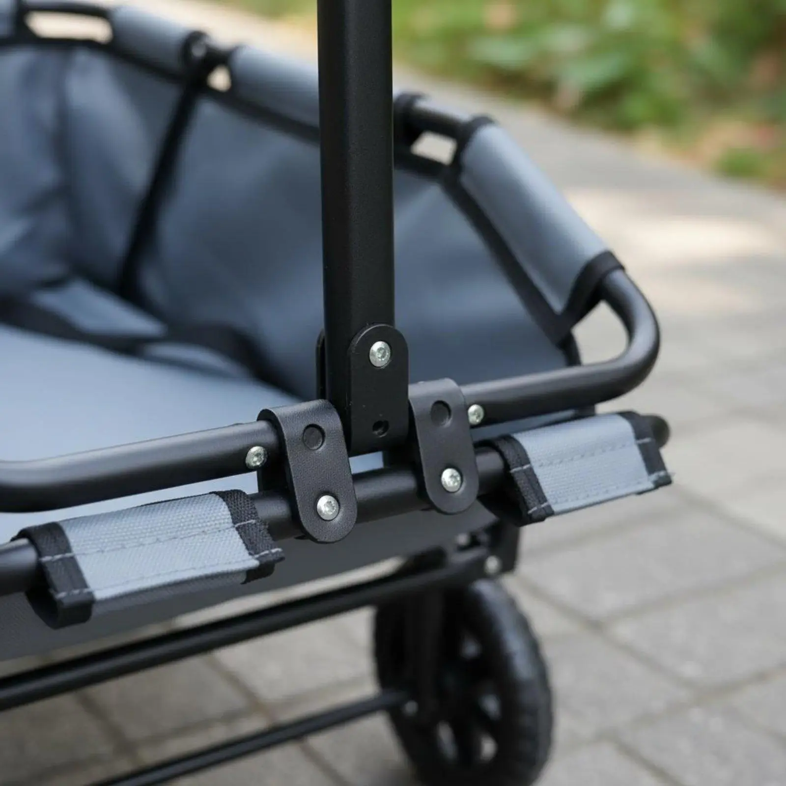 Folding Travel Cart Pet Moving Carrier Foldable Dog Trolley Stroller for Small Dogs Cats Travel and Shopping
