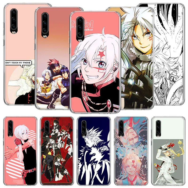 D Gray Man Anime Allen Walker Phone Case For Huawei P50 Pro P10 P20 P30 P40 Lite Cover Mate 40 30 20 10 Lite Capa Shell