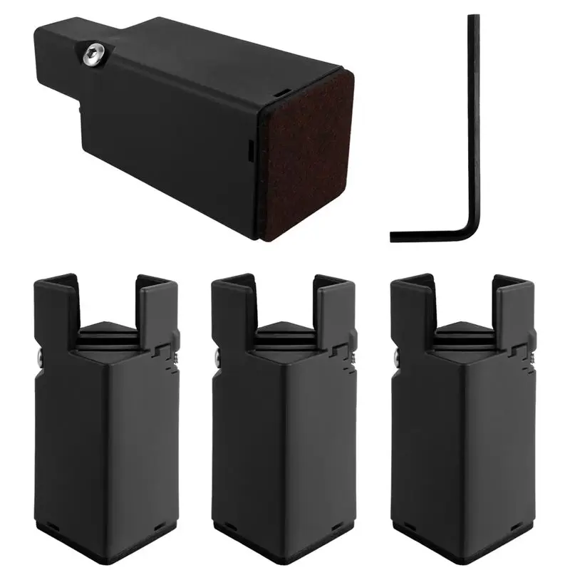4Pcs Adjustable Furniture Risers Heavy Duty Screw Clamp Elevators For Chair, Sofa-ABHG