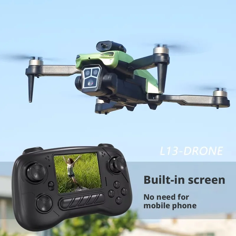 โดรนถ่ายภาพทางอากาศรุ่นใหม่พร้อมรีโมทคอนโทรลหน้าจอ  โดรนถ่ายภาพทางอากาศระดับมืออาชีพความละเอียดสูง ของเล่นและของขวัญ