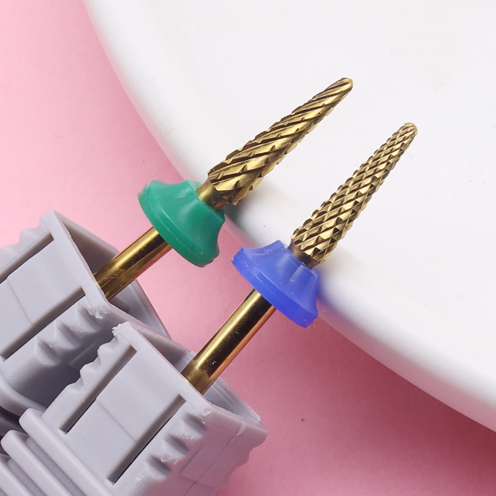 2.35mm Shank Diameter, Titanium-Coated, Small-Head Solid Tungsten Carbide Grinding Bit