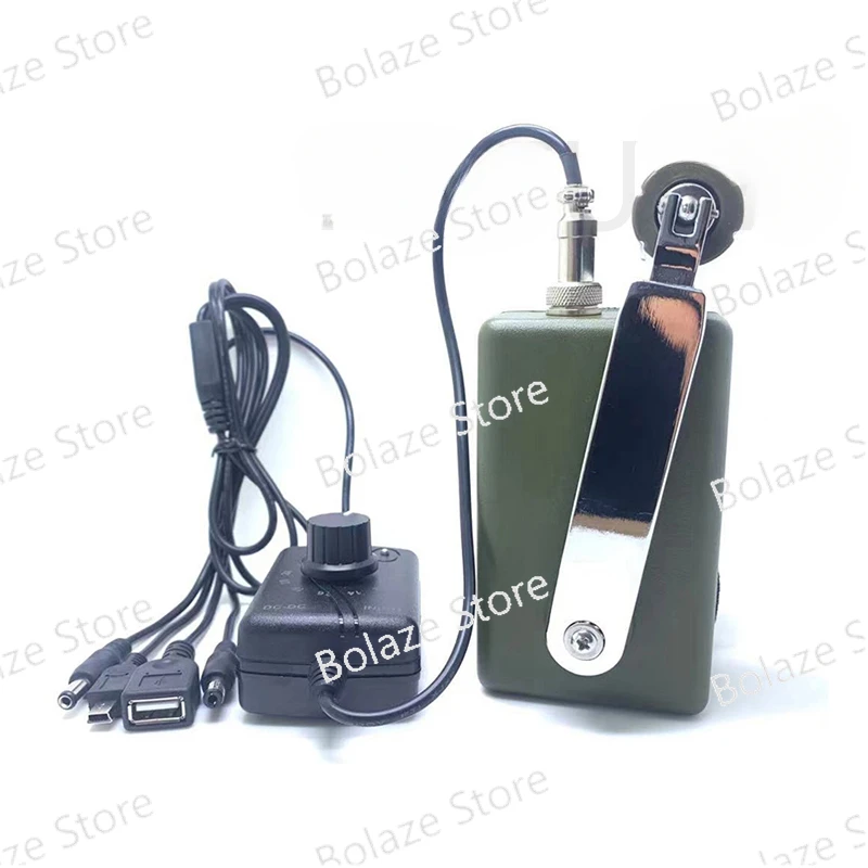 30W Multifunction Emergency Hand Crank Generator Outdoor Manual Portable Power Dynamo DC Voltage Held Phone Charger