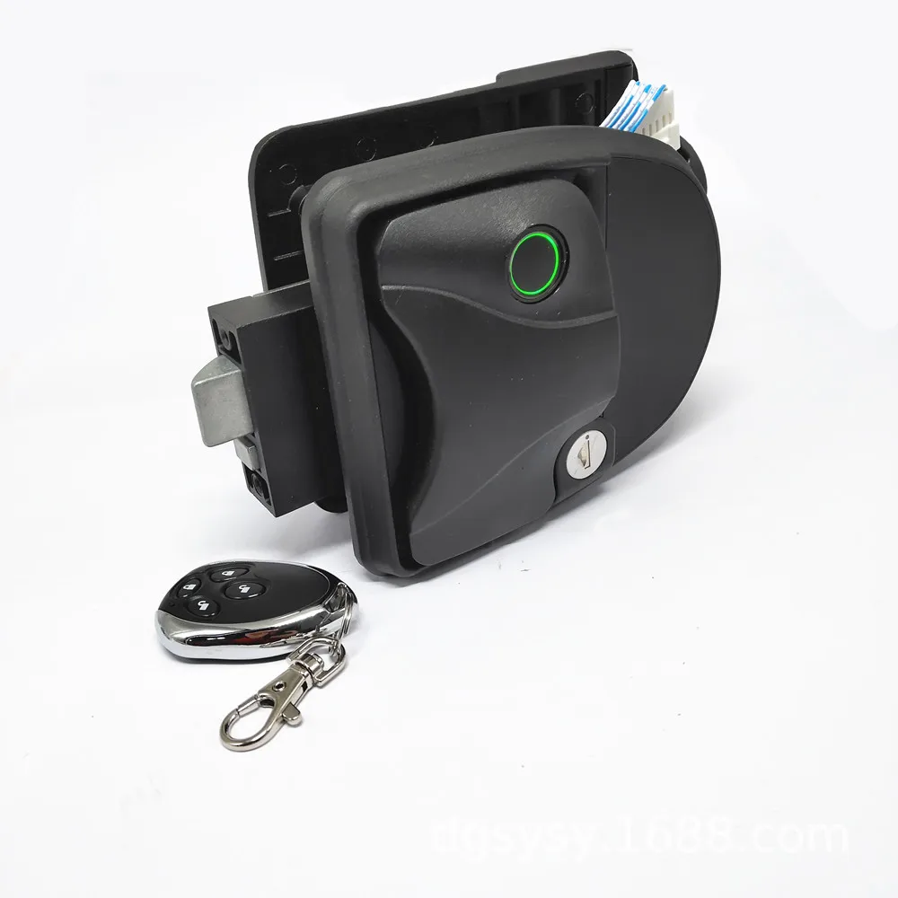 All-Metal Smart Fingerprint and Remote Control Electronic Lock for Car RV Used Model Wireless Lock