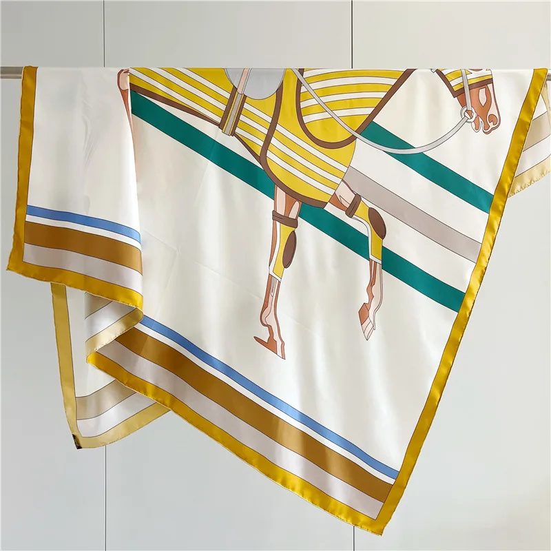 

Чечный шелковый шарф, женские шали с закрученными краями, роскошные дизайнерские банданы, аксессуары для одежды, пояс, шарфы для волос, платок