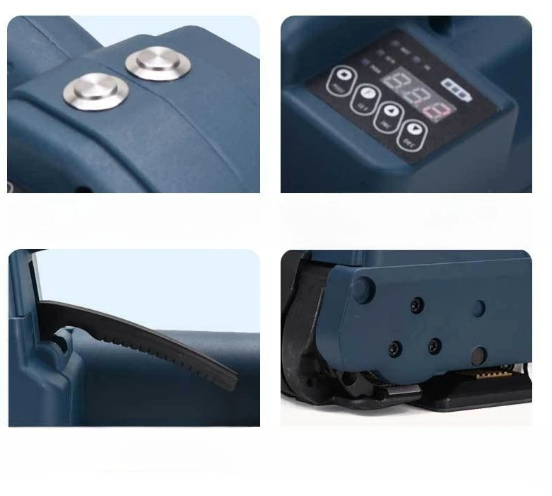 Q1/Q2/Q2L One‑Button Electric Plastic Steel Belt Packing Tool, New Automatic Bundling G un For Red Brick Packing