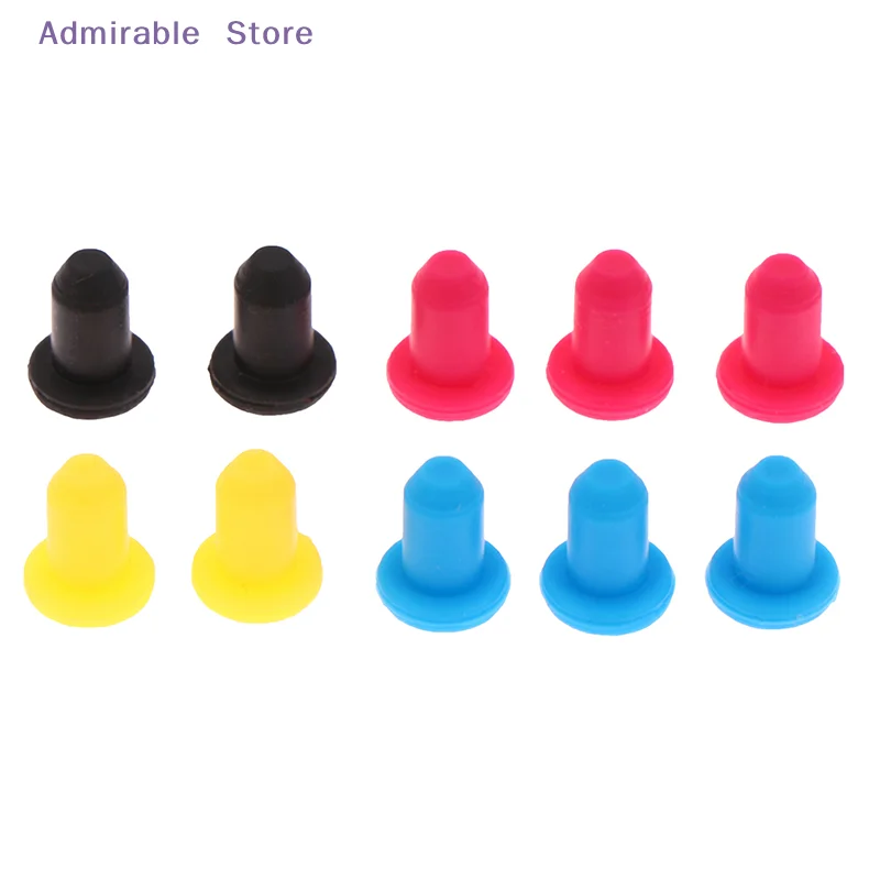 [W]10pcs Random 4mm High elastic Refitting tool ink  Fixed printer accessories rubber seal silicone plug