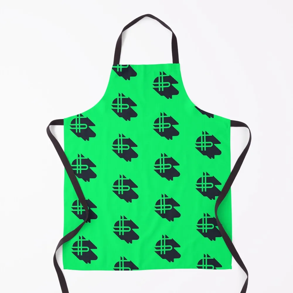 

Tiled Spondooli Logo Apron kitchen jacket woman Useful Things For Kitchen chef costume Home Utensils Apron