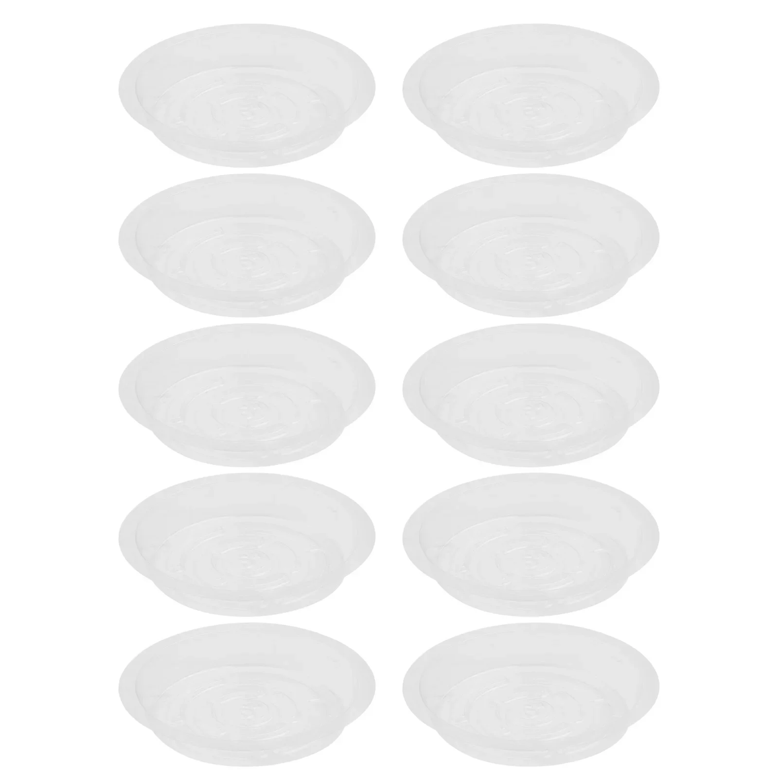 

High Quality High quality Flower Pot Mat Flower pot mat 10× Exquisite Saucer Drip Tray Transparent Round Pot Base