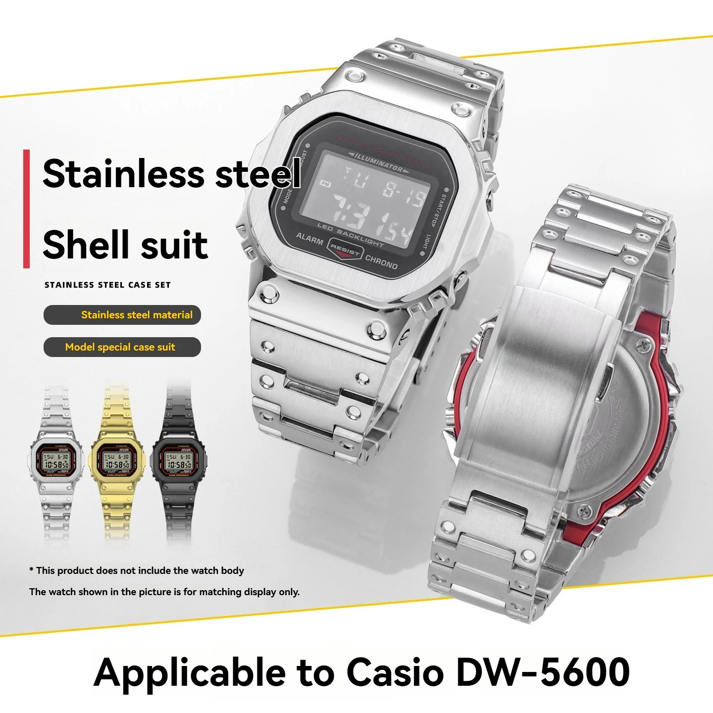 Casio Watch G-Shock Dw-5600 - Металлический ремешок для часов Casio G-SHOCK