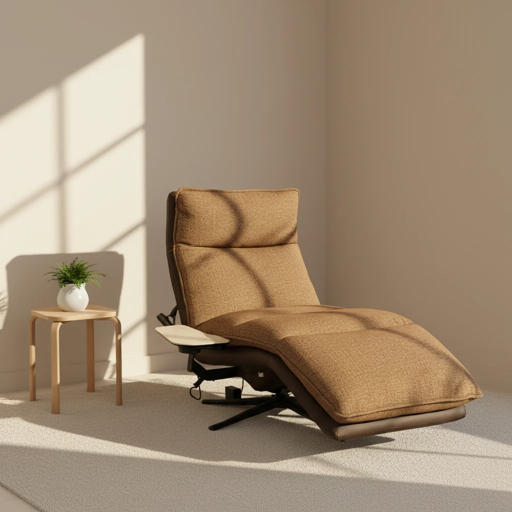 Nisco Modern Fabric Electric Ergonomic Adjustable One Seat Living Room Sofa With Metal Frame And Cotton Filling