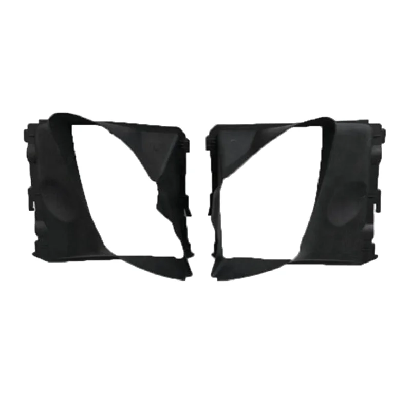 

1Pair Front Radiator Air Cooler Guide 95850533535 95850533635 For Porsche Cayenne 11-18 Intake Duct Intercooler Cover-A93R