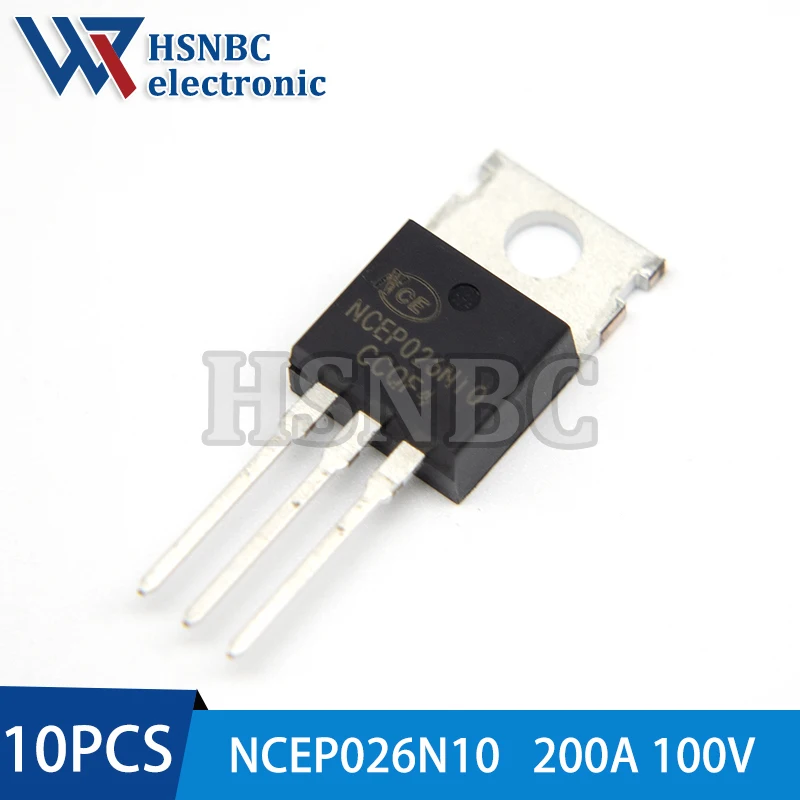 

10Pcs/Lot NCEP026N10 026N10 TO-220 200A 100V MOSFET N-channel Power Transistor 100% New Original