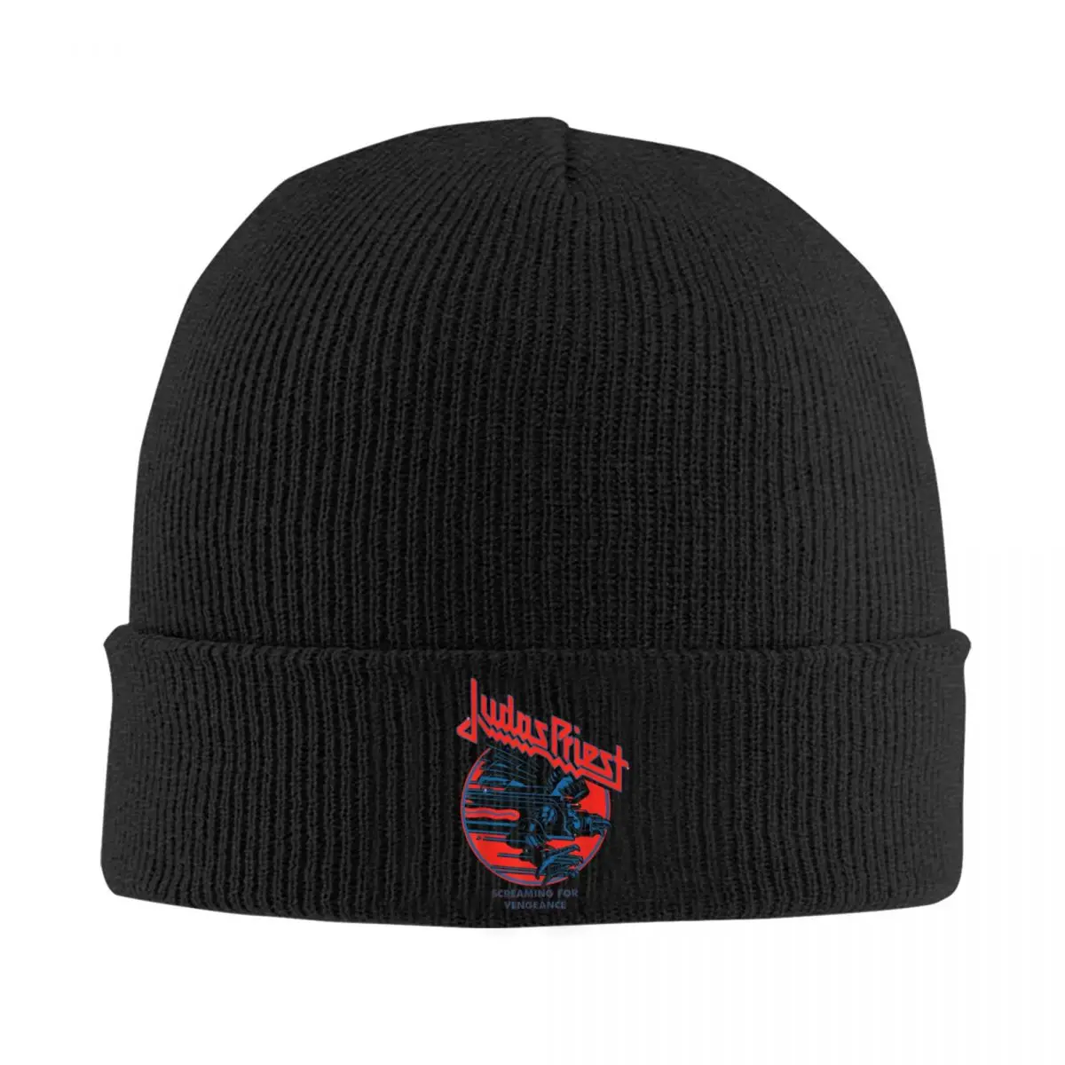 Judas Priest Screaming For Vengeance Blue Eagle Bonnet Hats Beanie Hats Knitted Hat Autumn Vintage Men Women Warm Soft Cap