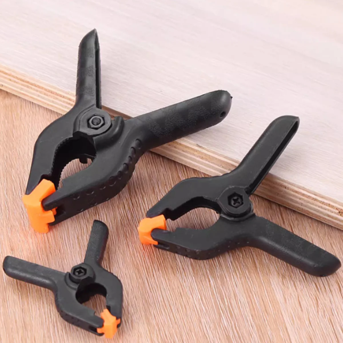 YONGRUN 4/6/10PCS A-Type Heavy Duty Spring Clamp 3 Inch Plastic Grip Clip For Woodworking Photo Backdrop Diy Craft Holding Tool