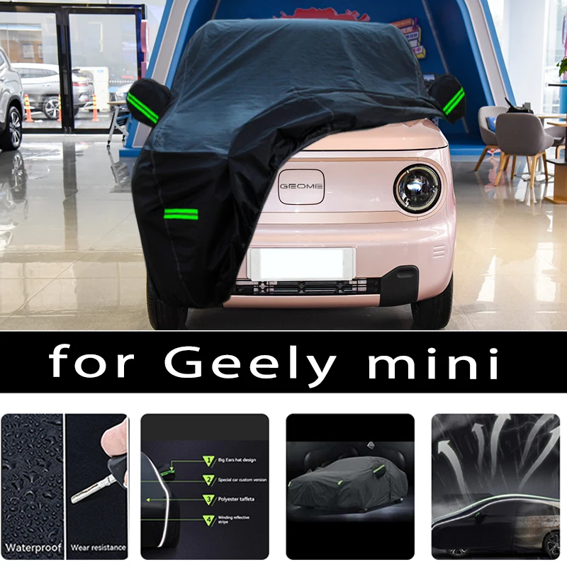 

For Geely mini sport protective covers, it can prevent sunlight exposure and cooling, prevent dust and scratches