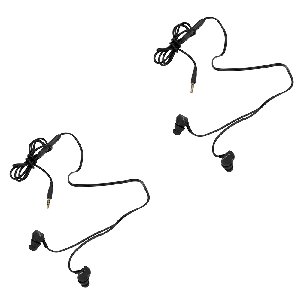 

2pcs Earhook Headphones Ergonomic Comfortable Sports Earplugs Durable Silica Gel Wired Compatible Mobile Phones Secure Fit