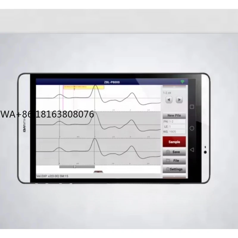 ZBL‑P8000 Ultrasonic Pulse Velocity UPV Tester NDT Electronic Measuring Instrument for Concrete Quality Inspection