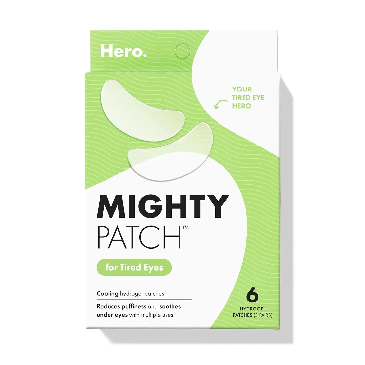 

Hydrogel Under Eye Patches for Puffy Eyes – Soothing, Cooling, and Visibly De-puffs with Niacinamide & Hyaluronic Acid (6 Count)
