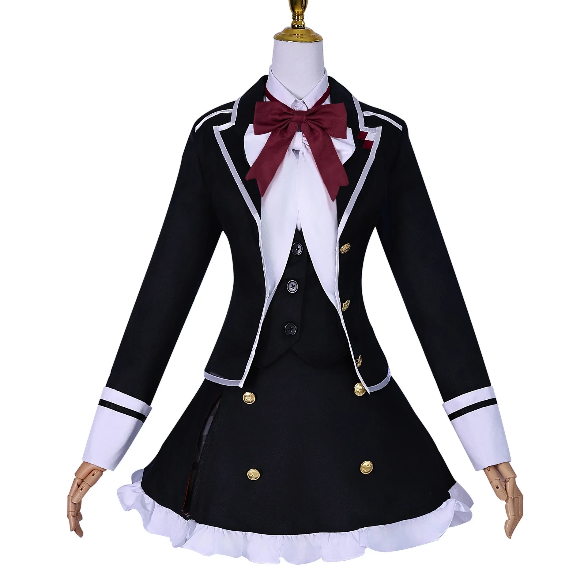 Anime Spiel Diabolik Liebhaber Komori Yui Cosplay Kostüm Erwachsene Frauen High School Uniform JK Full Set Anzug Halloween Party Outfits