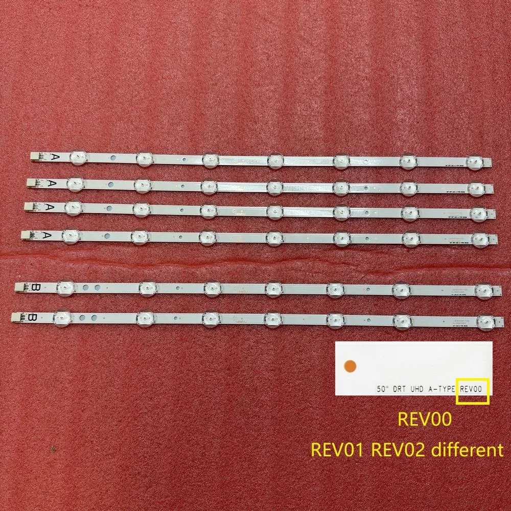 LED Backlight Strip for TELEFUNKEN D50U600M4CW 50WU401A 50TU5020 50293DLB HITACHI 50HT1500UD 50HK6T74U REGAL 50R7520U 50R7520UA