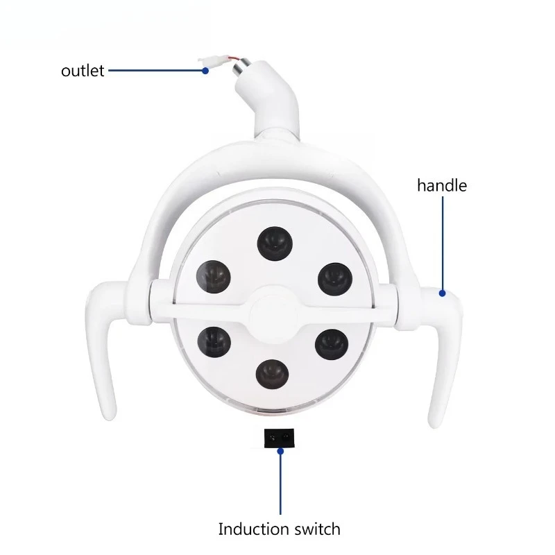 Dental Led Light 6 LED Light Oral Lamp Sensitive LED Lamp for Dentist Chair Device Dentistry Clinic Shadowless Lamp