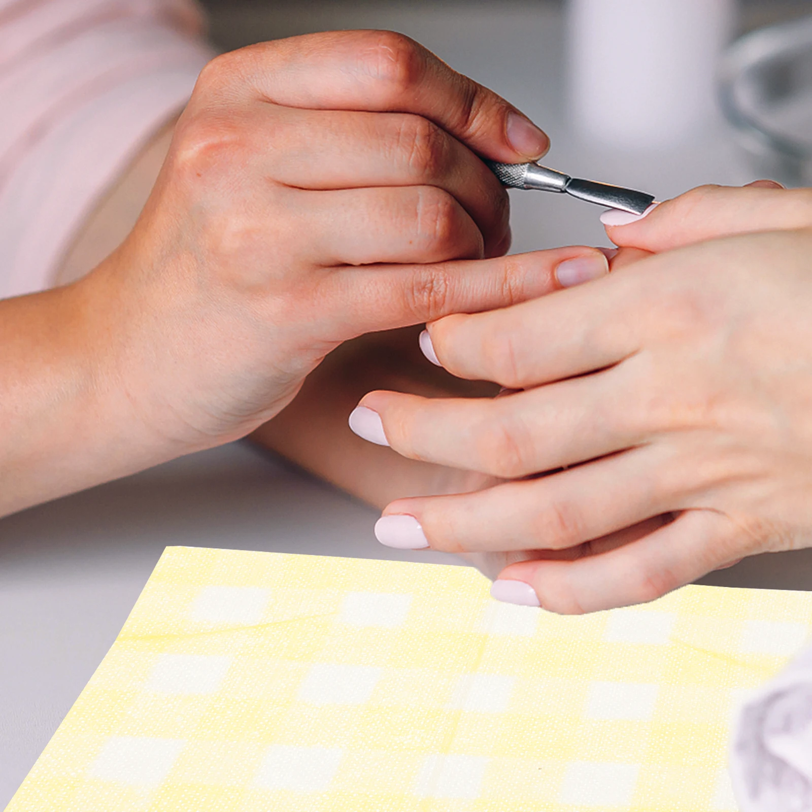 1 لفة مناديل طلاء الأظافر القابل للتصرف وسادات تنظيف القطن لأظافر الجل الأكريليك أدوات إزالة مانيكير مستلزمات فن الأظافر #2