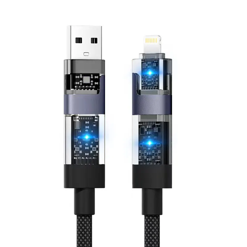 ANSEIP 4-in-1 كابل شحن سريع ماكس 240 واط متعدد الوظائف USB شحن آيفون 17 16 سامسونج شاومي هواوي PD كابل بيانات