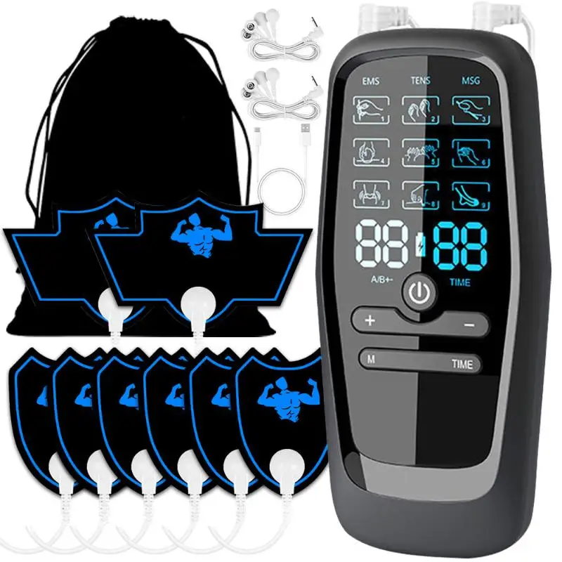 

Physiotherapy Tens Muscle Stimulator Electric Ems Acupuncture Body Massage Digital Therapy Slimming Machine Electro Stimulator