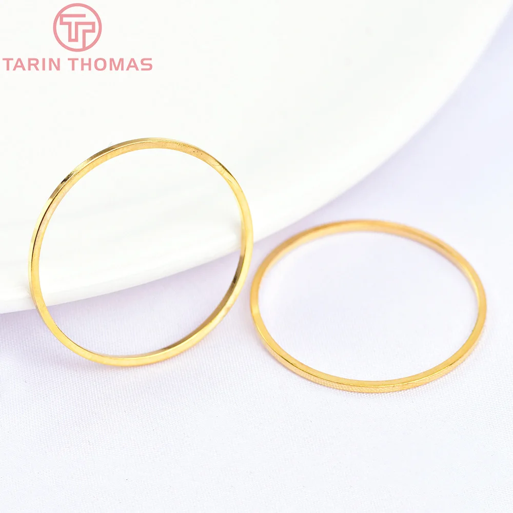 (4135)Diameter 8MM to 70MM Round Brass Closed Rings Connect Rings Jewelry Making Findings More color can picked