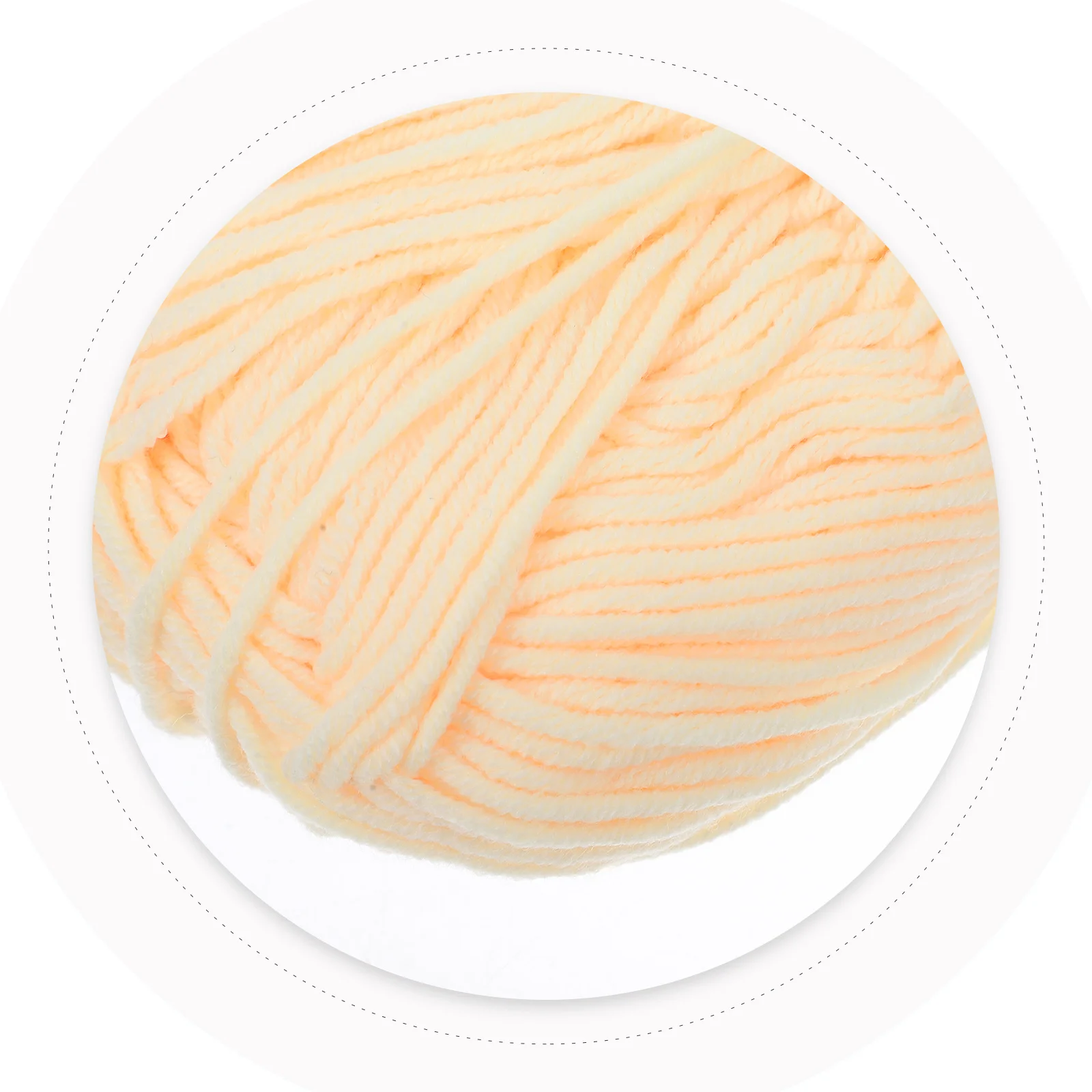 

Milk Cotton Yarn Chunky Soft Comfortable for Sweaters Hats Scarves 50G Warm Cotton Yarn for Knitting Crochet Beige Yellow