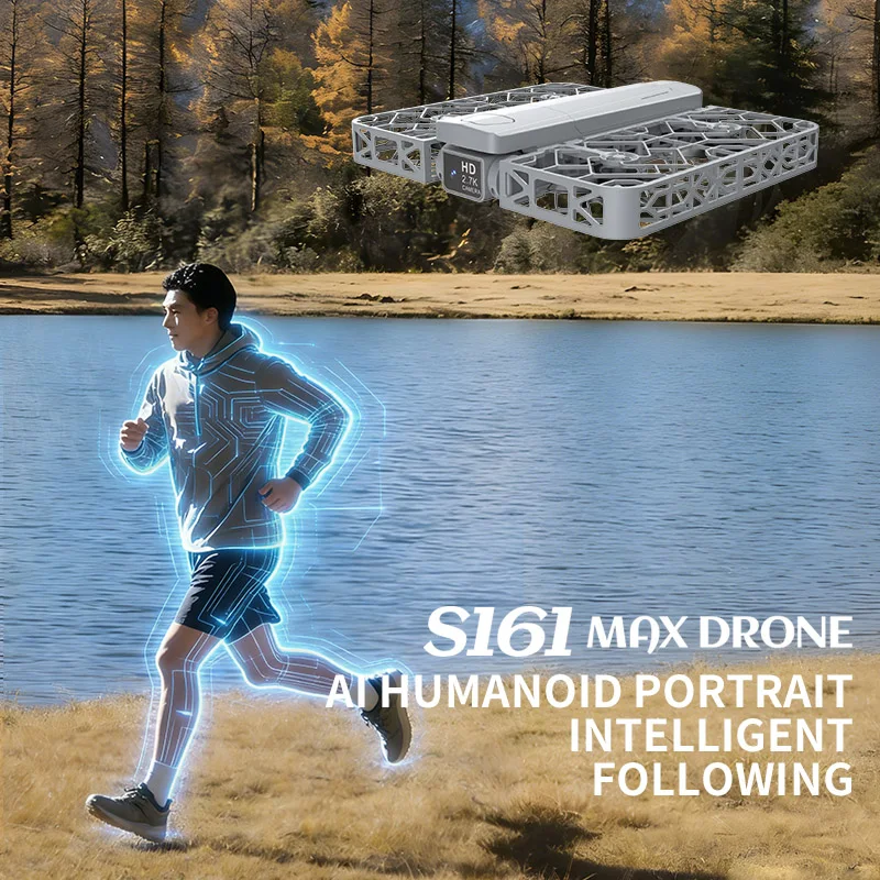 S161 MAX Drone WIFI FPV ESC 2.7K Camera Gesture Photo TOF Positioning Stabilization Smart Follow APP Control Quadcopter - view 3
