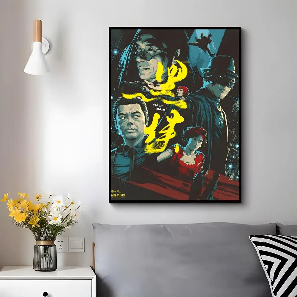 Retro Poster H-Hand Drawn Style Of Chinese Films Poster Trendy Aesthetic Wall Decor for Dorm & Bedroom