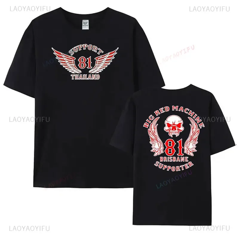 

2024 Hells Angels World T Shirt Fashion Support 81 Printing Tshirt Summer Short Sleeve Men Graphic Hell's Angels Cotton T Shirt