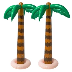 2pcs Inflatable Palm Tree Large Size Coconut Tree Beach Swimming Pool Party Decoration Balloon Tree Prop