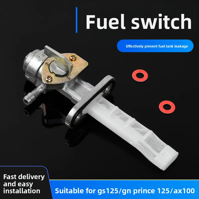 Applicable to motorcycle Fuel Tank Switch Petcock for Suzuki GS125, 3 Position Gas Tap Original Direct Replacement Parts.