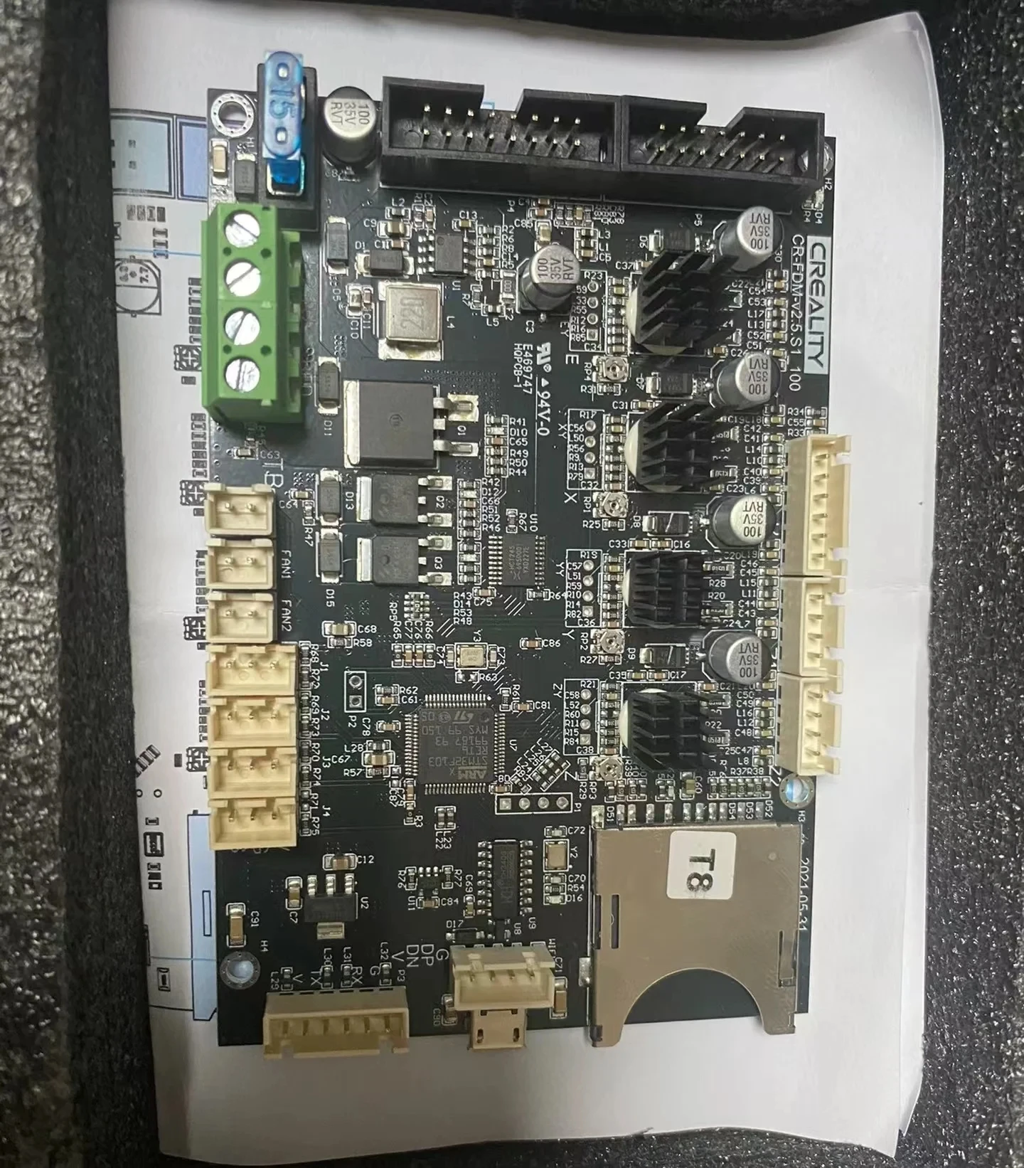 CREALITY 3D CR-10 Scheda madre silenziosa Smart a 32 bit Unità silenziosa e parte controller