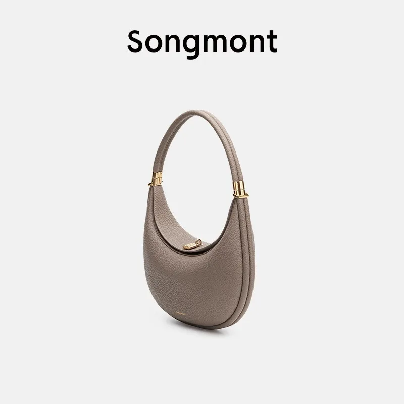 Songmont Mountain Has Pine Medium Moon Curved Bag Songyue Series Designer Crescent Bag, Commuter Shoulder Armpit Bag