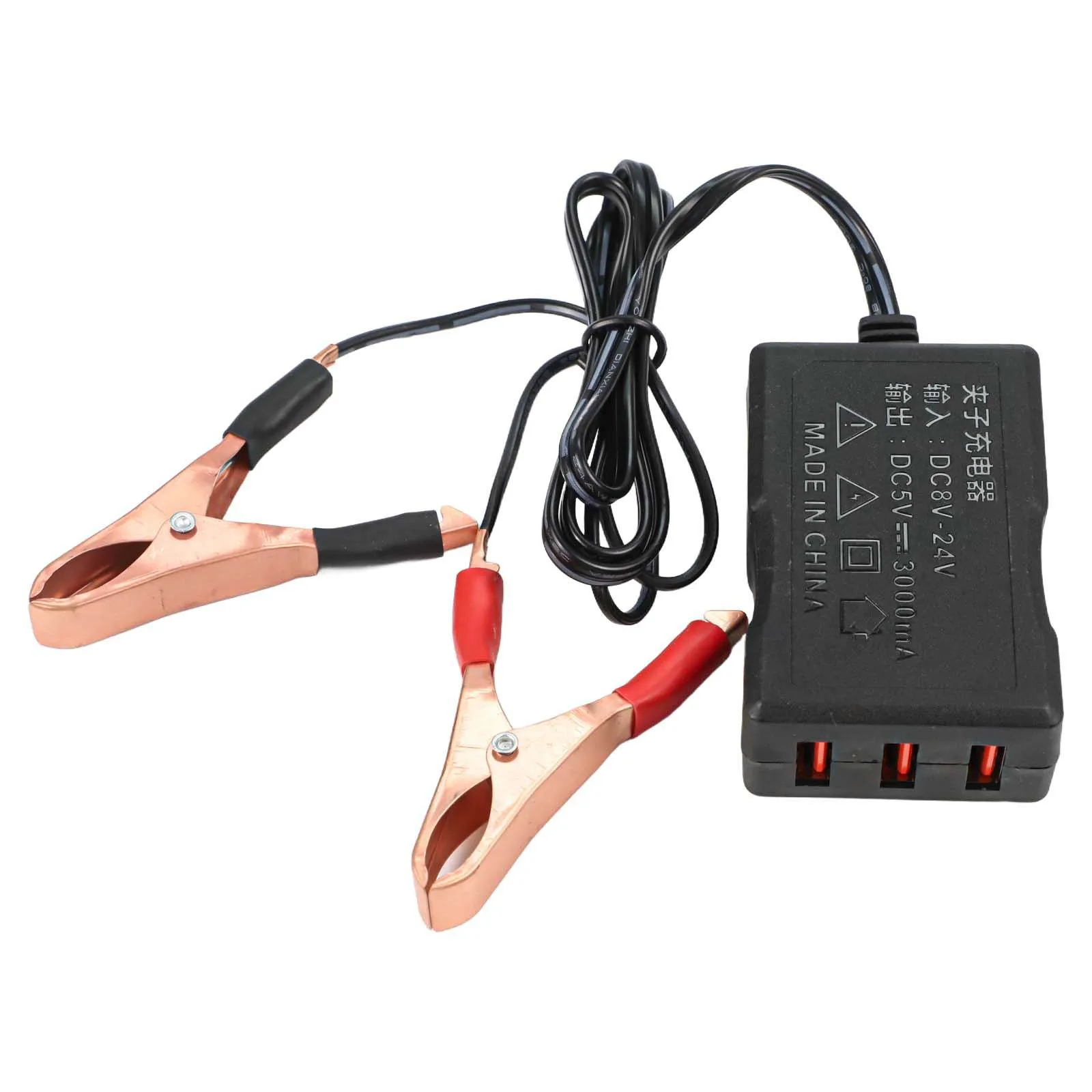 Battery Clip Converter USB Step Down Adapter Home Use Multi Port Usb Charger For Smartphones And Tablets Home And Outdoor Use
