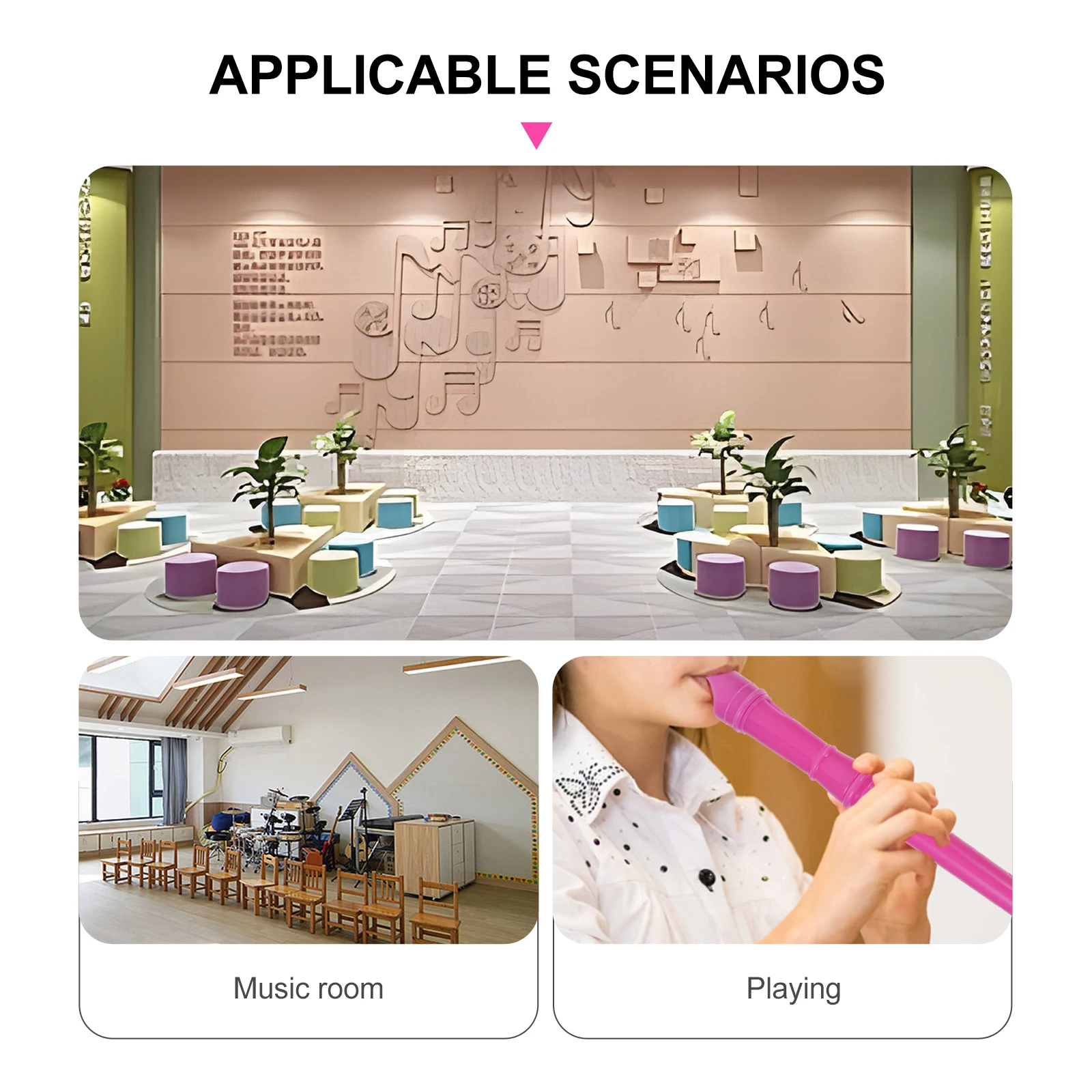 

1 set 1 Set 8 Holes Soprano Recorder Flute For Beginners Teens Beginner Clarinet Instrument Practice Wind Musical Instrument