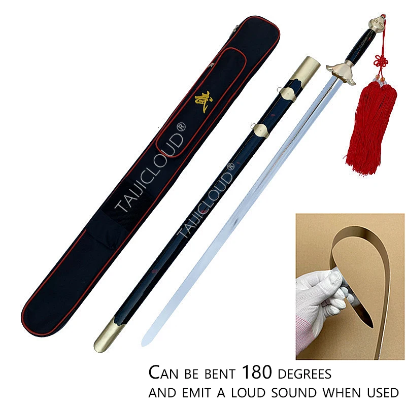 Professional Tai Chi Sword, Martial Arts, Soft Sword, Jingling Sword for Competition, Performance, and Intimate, Unsharpened