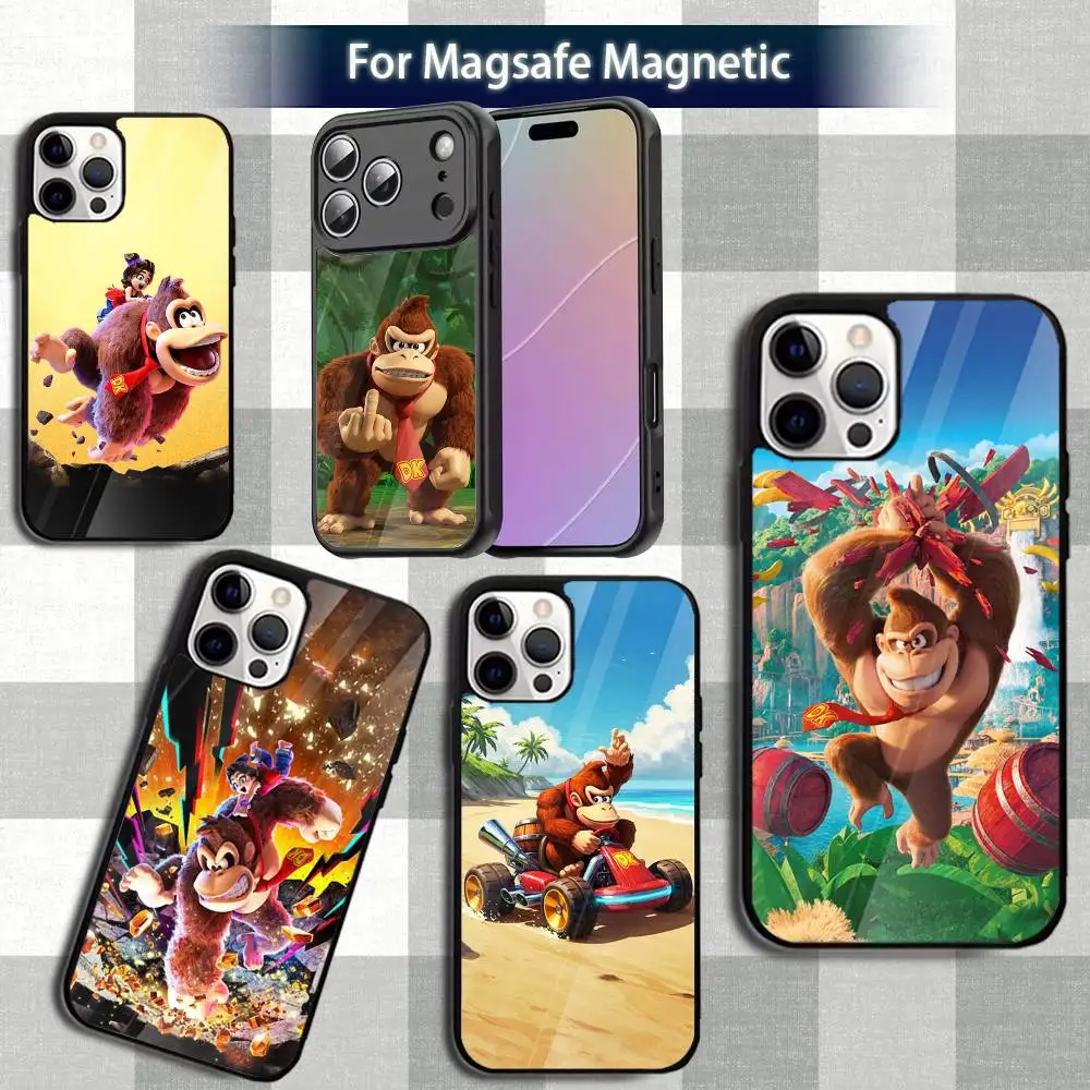 

Classic D-Donkey K-kong Phone Case For iPhone 13,12,15,17,11,16,14,Pro,Max,Plus,Mini,Magsafe,Magnetic Wireless Charging Case