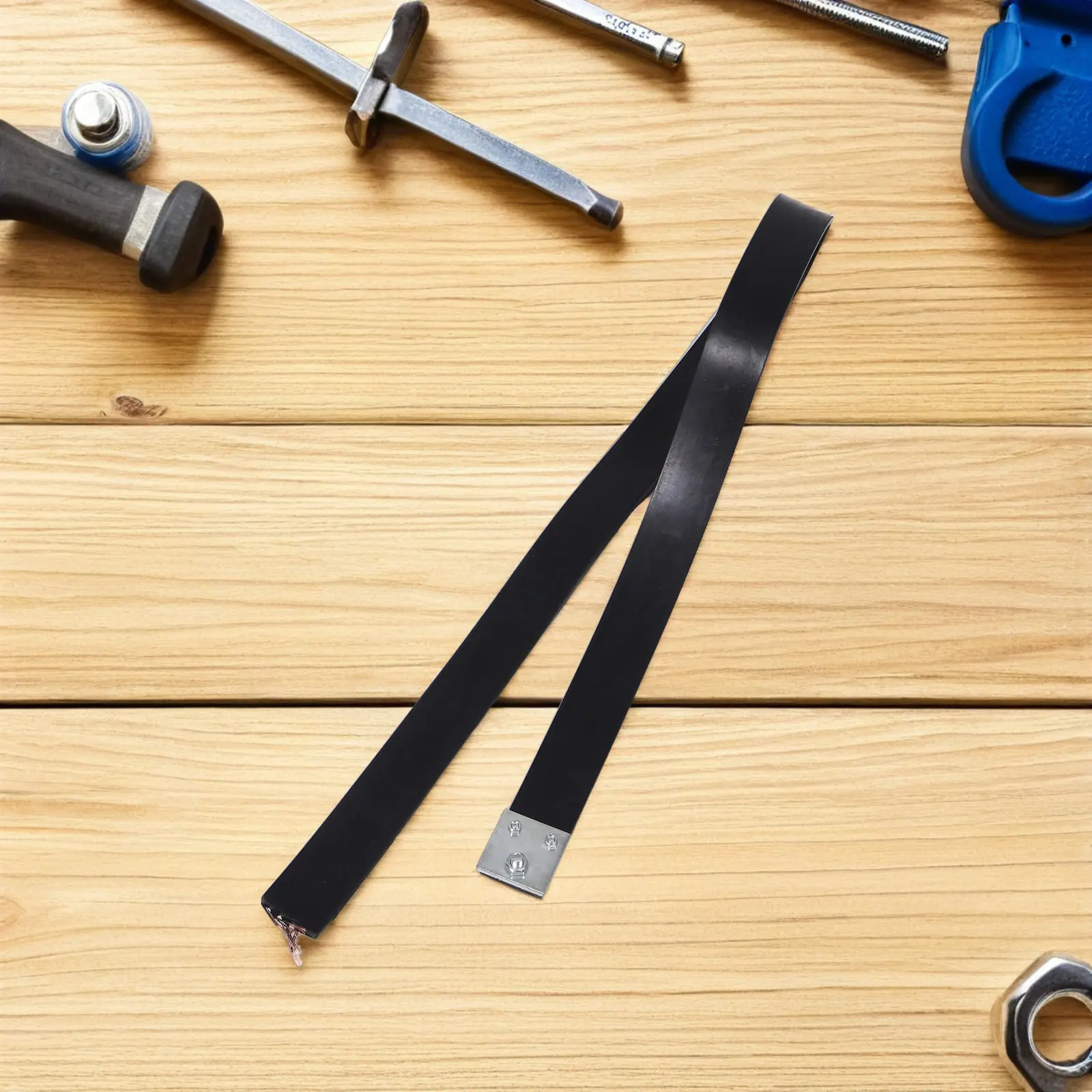 Static Strip for Trucks 63 Inch Electrostatic Wire Strap Rubber Anti Static Grounding Belts Heavy Duty Car Safety Strap