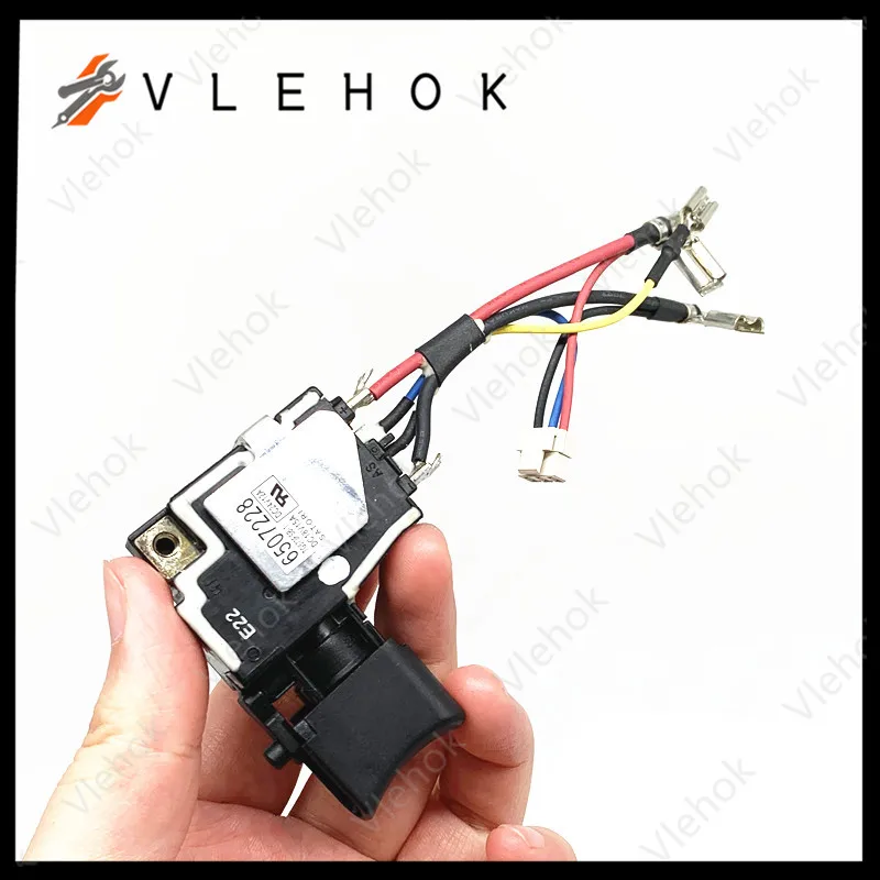 18V Switch 650722-8 650241-4 for Makita TD134D DTD134 BTD134 BTD134Z BTD146 DTD146 BTD146Z  6507228 6502414