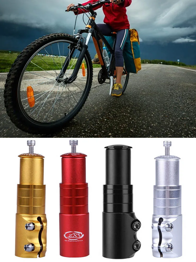 AliExpress 120mm Bike Handlebar Fork Stem Riser Rise Up Extender Increased Control Tube Extension Heads Up Adaptor MTB Bicycle Accessories