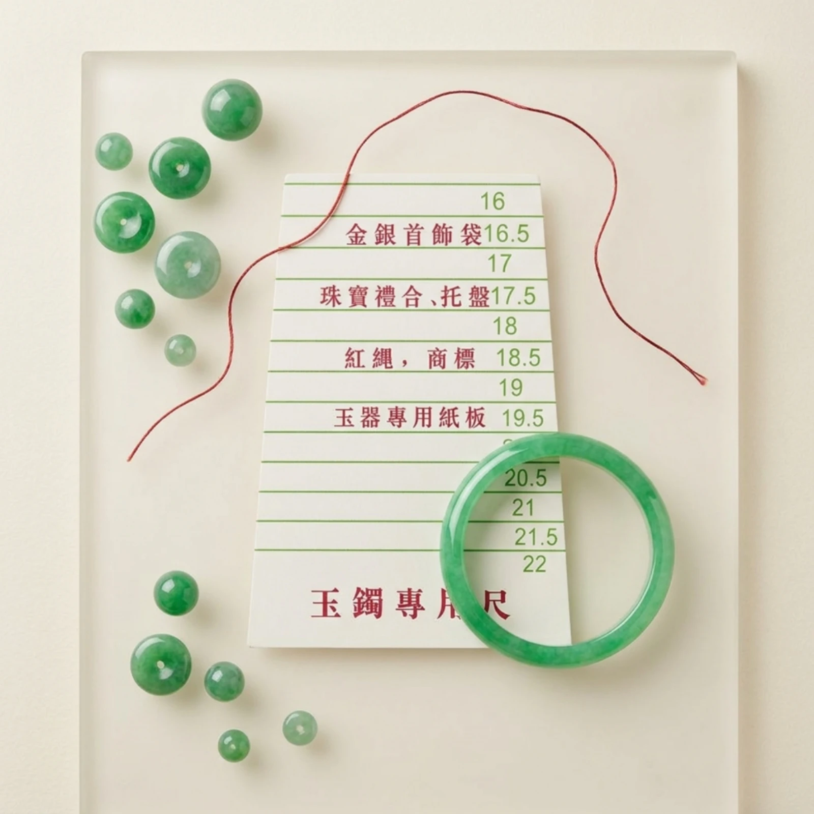 Bracelet Sizing Card Portable Bangle Measuring Card Bracelet Sizer Lightweight Bangle Sizer Compact for Shoppers view 5