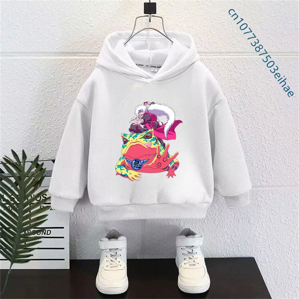 Naruto Cartoon Children Hoodie 2026 Harajuku Style Long Sleeve Pullover Spring Autumn Lightweight Fashion Daily Top