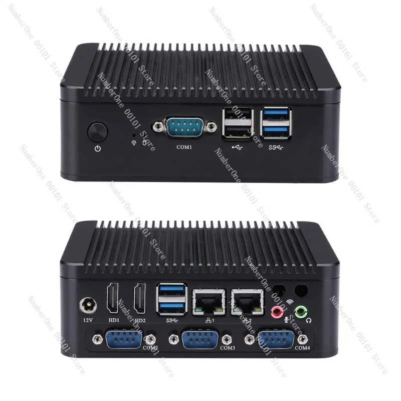 Industrial control host I3-7100U i5-7200U I7-7500U Celeron 3865U dual network interface card 4 serial port Q500P